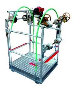 Benzino patikros vežimėlis 2 žarna WL 100 kg 400-457 mm