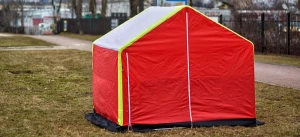 Palapinė su keturiomis tvorelėmis K161/1 - dydis 2m x 1,3m