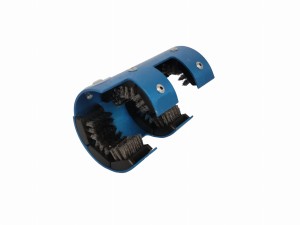 Brush intended for cleaning AL - ACSR wires in overhead lines