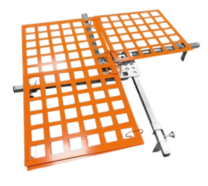 Fall protection system for open manholes