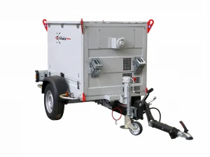 Front drum hydraulic winch 15 kN capacity