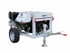 Hydraulic front drum winch 55 kN capacity