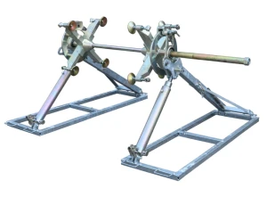 Hydraulic reel stand 10 000 kg