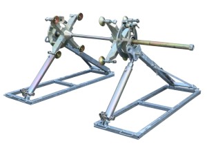 Hydraulic reel stand 7000 kg 