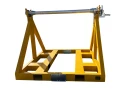 Hydraulic drum jack 12,000 kg with bearing-mounted axle