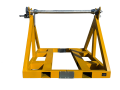 Hydraulic drum jack 12,000 kg with bearing-mounted axle