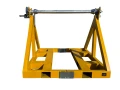 Hydraulic drum jack 12,000 kg with bearing-mounted axle