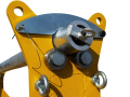 Hydraulic drum jack 12,000 kg with bearing-mounted axle