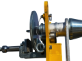 Hydraulic drum jack 12,000 kg with bearing-mounted axle