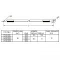Single-phase earthing and short-circuiting cable 50 mm²; 4 m; cable lugs 50/10 (M10 bolt) and 50/12 (M12 bolt); short-circuit rating 10 kA/1s, transparent heat-shrink sleeves