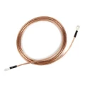 Single-phase earthing and short-circuiting cable 70 mm²; 9 m; cable lugs 70/10 (M10 bolt) and 70/12 (M12 bolt); short-circuit rating 15 kA/1s, transparent heat-shrink sleeves